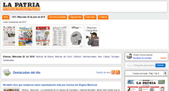 Desktop Screenshot of lapatriaenlinea.com